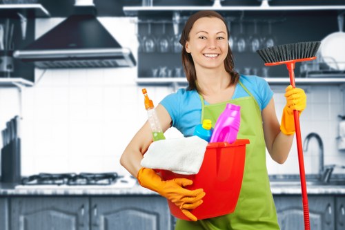 Local cleaners carrying out a thorough deep clean in Enfield