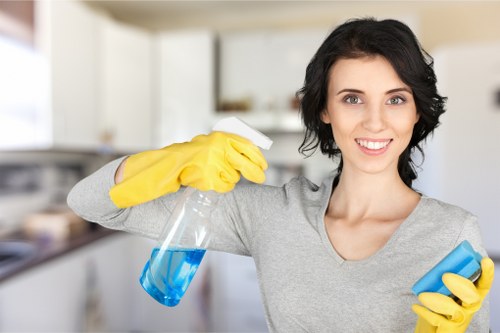 Professional carpet cleaning service in an Enfield family home