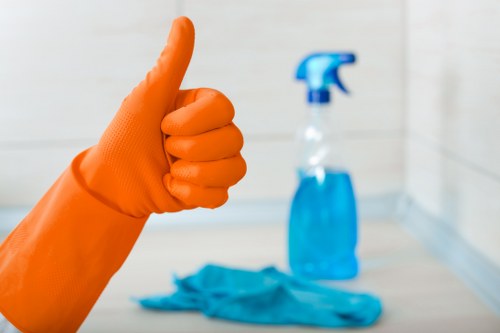 Professional office cleaning for a local Enfield business